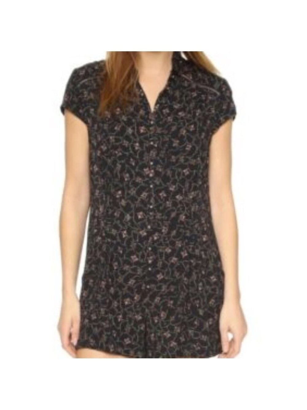 Free‎ People Size Small Debby Dot Floral Romper